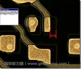 其他零件的防焊層印刷偏移，造成焊墊大小不一的現象。